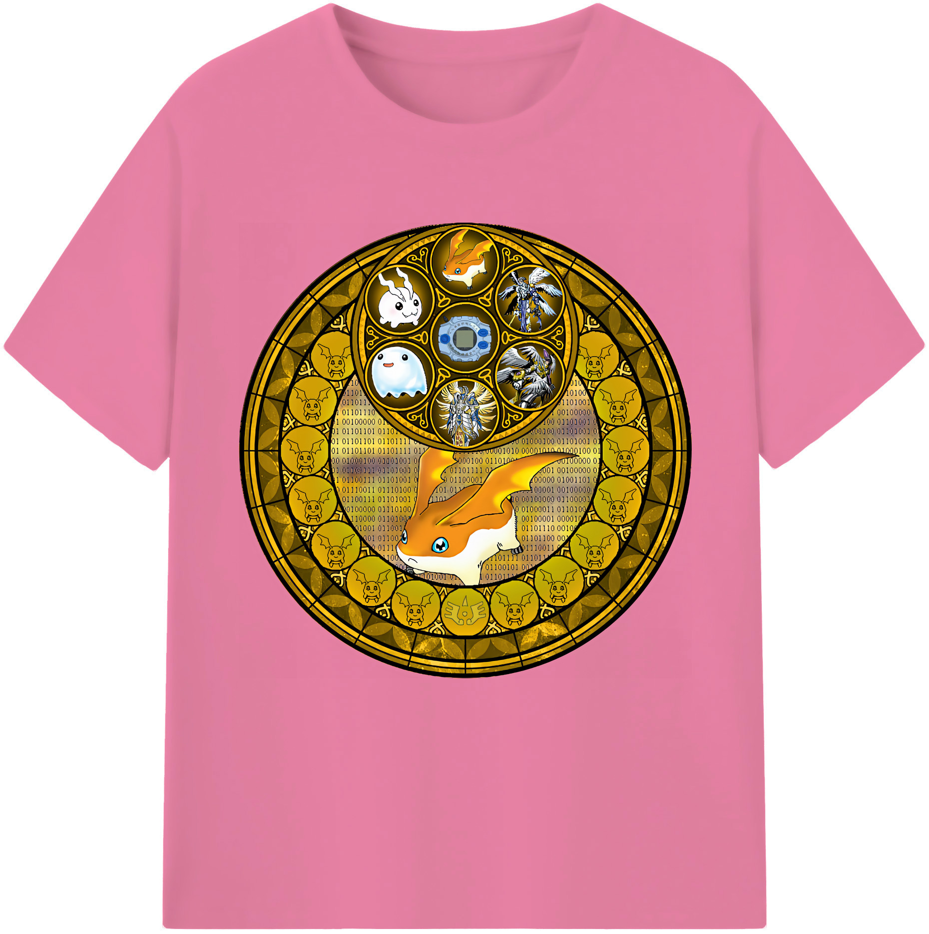 （画像用） Digimon デジタルモンスター/デジモン 綿100％半袖Tシャツ（フロントプリント）